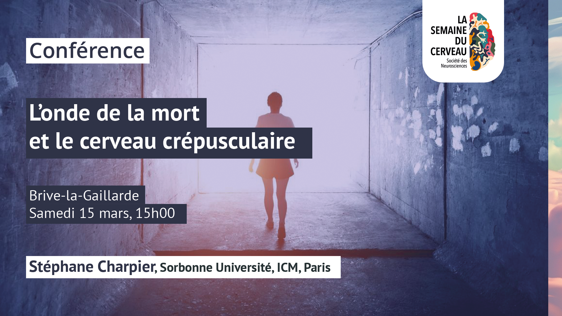 Conférence Onde de la mort et cerveau crépusculaire Stéphane Charpier Brive 2025