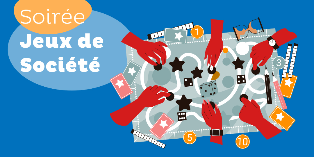 Visuel Soirée Jeux de société à la Médiathèque de Brive