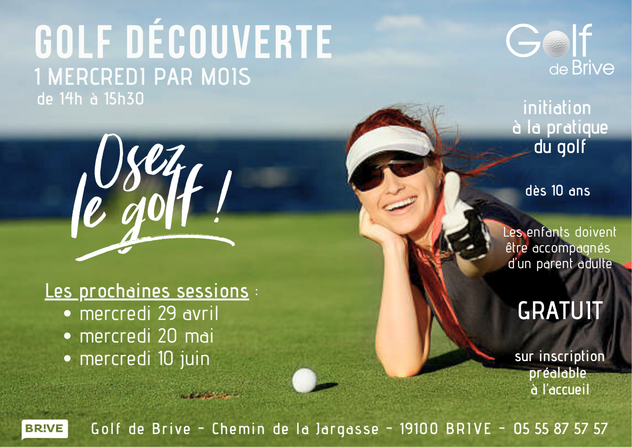 Golf Mercredi Decouverte - Avril 2026