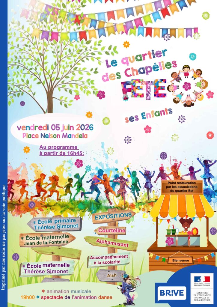 Fête des enfants 2026 Brive Chapélies