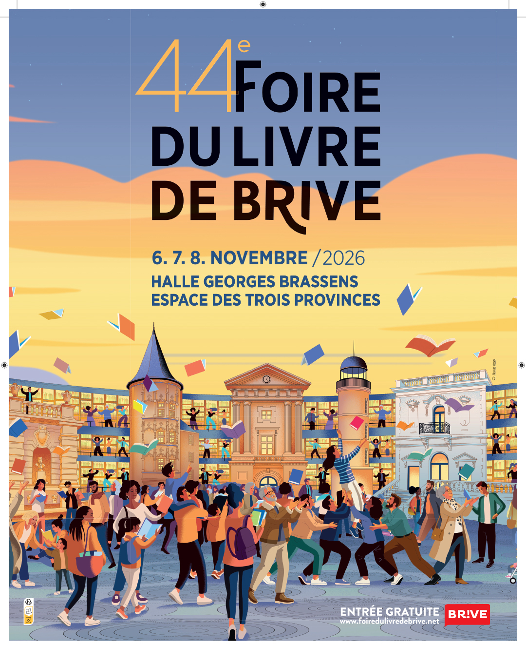 Affiche 44e Foire du Livre de Brive