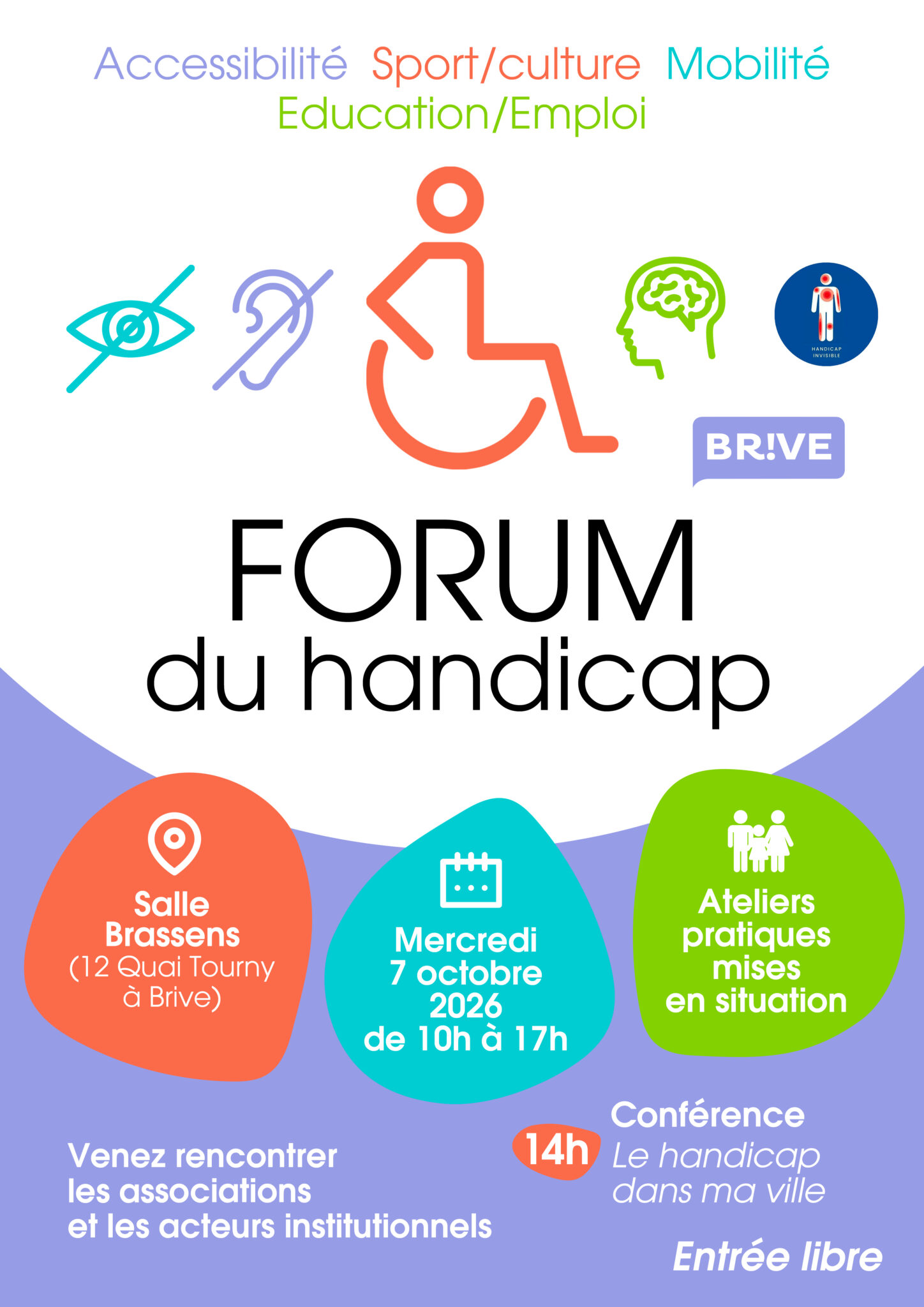 Affiche forum handicap Brive 2026 bis