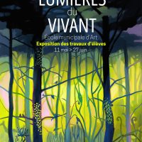 Affiche - Lumieres du vivant - Ecole municipale d'art de Brive